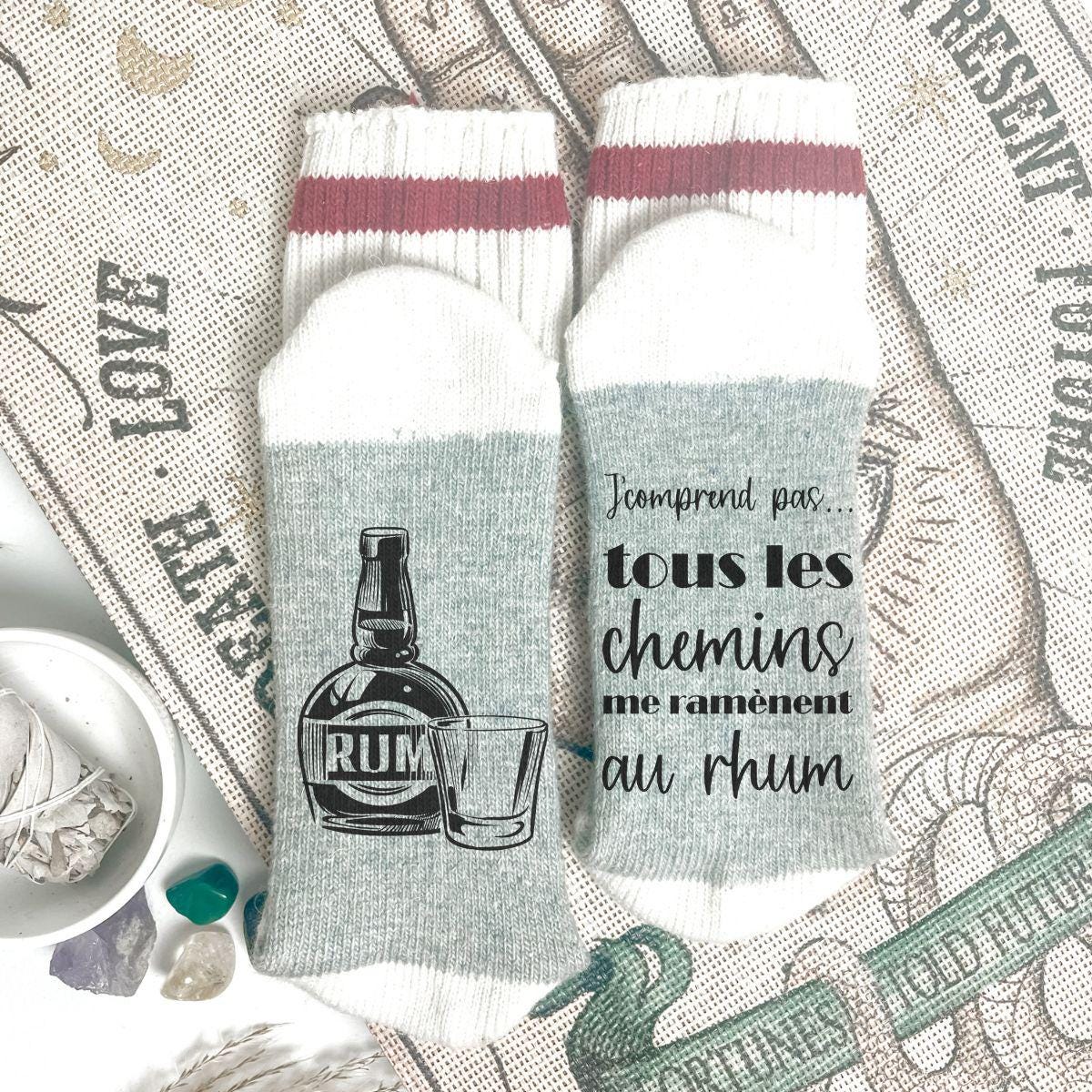 Bas chaussettes style ''Chalet'' | Tous les chemins mènent au rhum