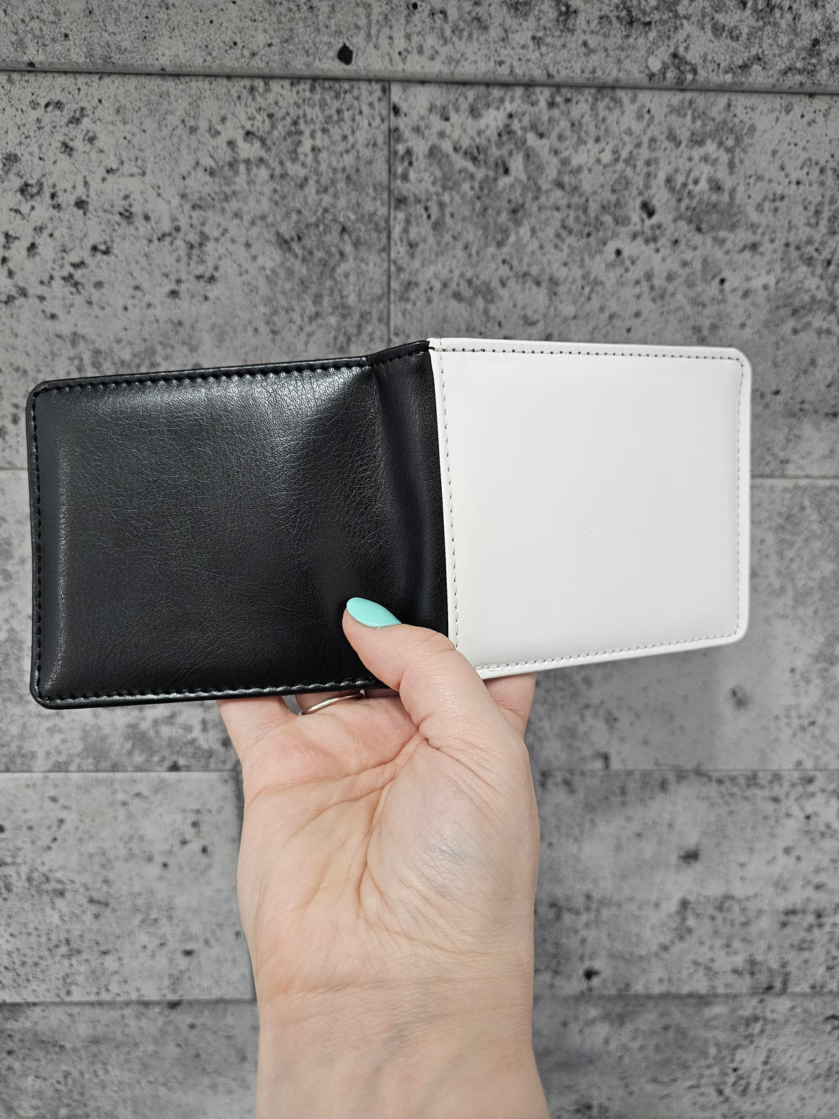 Portefeuille Personnalisable en Similicuir – Vierge (Blank) - Rabat Sublimable 💼✨