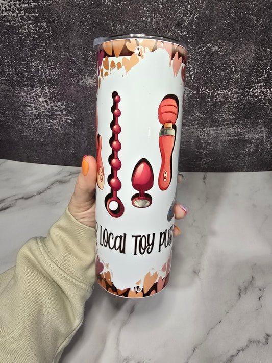 Imperfect * 20oz Straight Tumbler | Hockey Mom