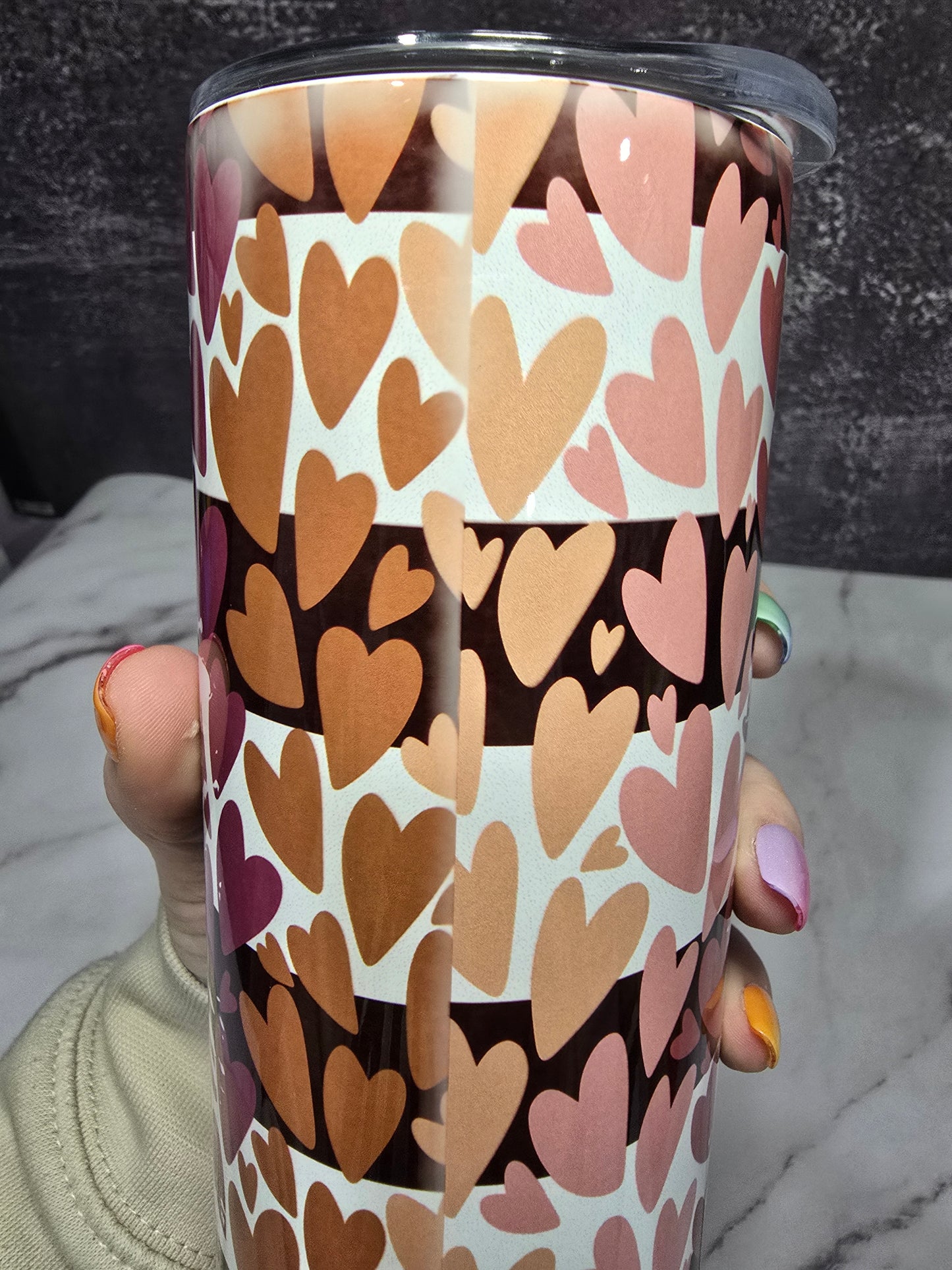 Imperfect * 20oz Straight Tumbler | Hockey Mom