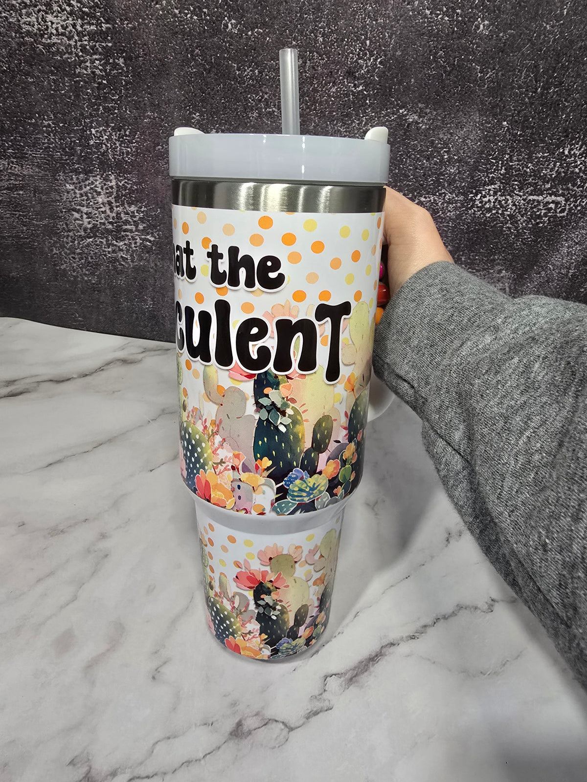 Tumbler isothermique 40oz – What the Fucculent 🌵😂