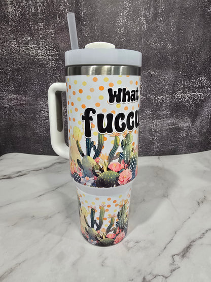 Tumbler isothermique 40oz – What the Fucculent 🌵😂
