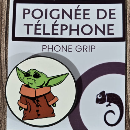 Poignée de téléphone / Support rétractable – Grogu