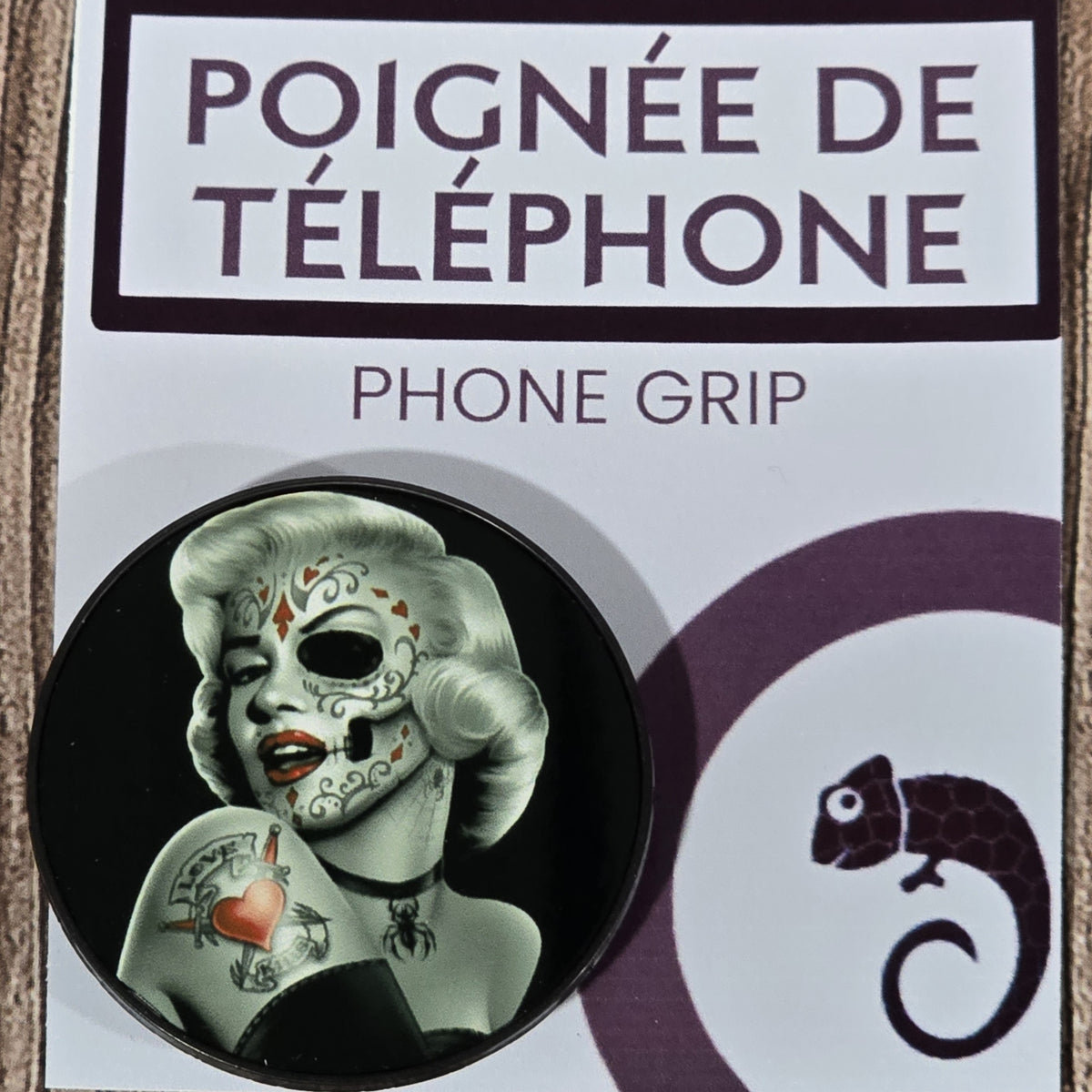 Poignée de téléphone / Support rétractable – Marilyn