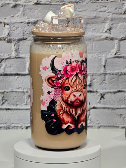 Can Glass 16 oz – Iced Coffee Addict | Effet café glacé réaliste & déco mini mugs