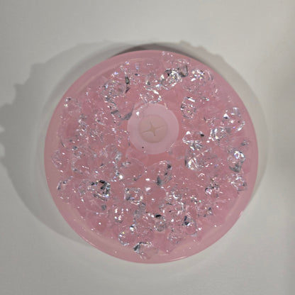 Can Glass 16oz “Pink Dream” – Édition maquillage et paillettes