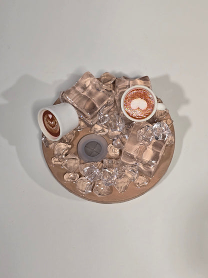 Can Glass 16 oz – Iced Coffee Addict | Effet café glacé réaliste & déco mini mugs