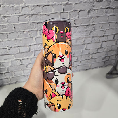 Tumbler isothermique – Chats trop mignons 🐱💗