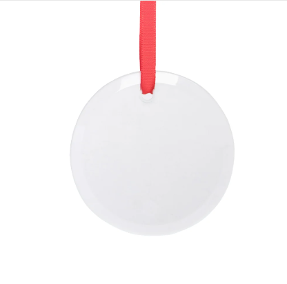 Ornements de Noël Vierge pour Sublimation (Céramique & Verre) - 3x3 po