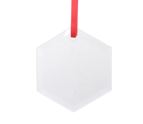 Ornements de Noël Vierge pour Sublimation (Céramique & Verre) - 3x3 po