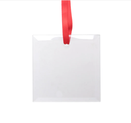 Ornements de Noël Vierge pour Sublimation (Céramique & Verre) - 3x3 po