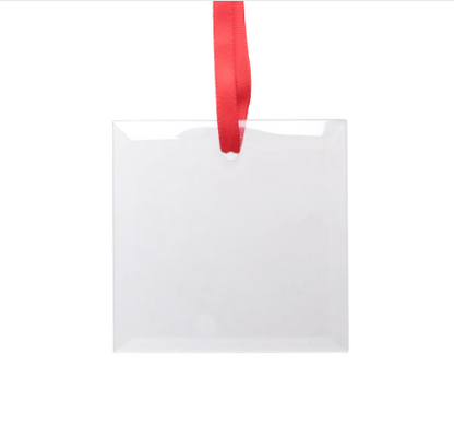 Ornements de Noël Vierge pour Sublimation (Céramique & Verre) - 3x3 po