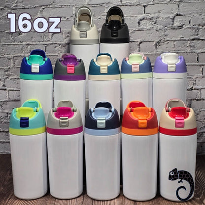 Dupe Owala – Bouteille isotherme avec paille intégrée (32oz, 24oz, 16oz)