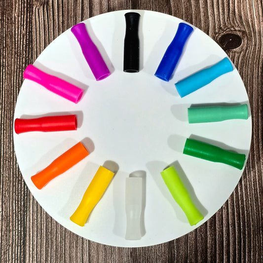 Embout pour paille en silicone | 12 couleurs
