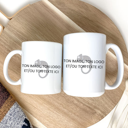 12oz or 15oz Mug | Your Image, Logo and/or Text