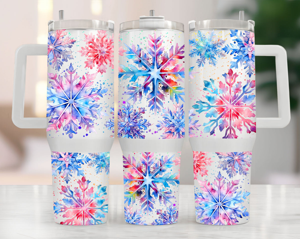 Tumbler isothermique 40oz – Flocons