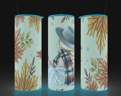 Tumbler (Gobelet) | Fille d'automne (Cheveux Bruns, Blonds ou Roux)