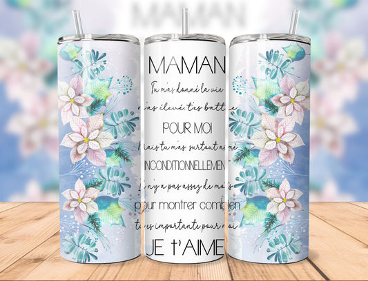 Tumbler Straight 20oz | Mom I Love You