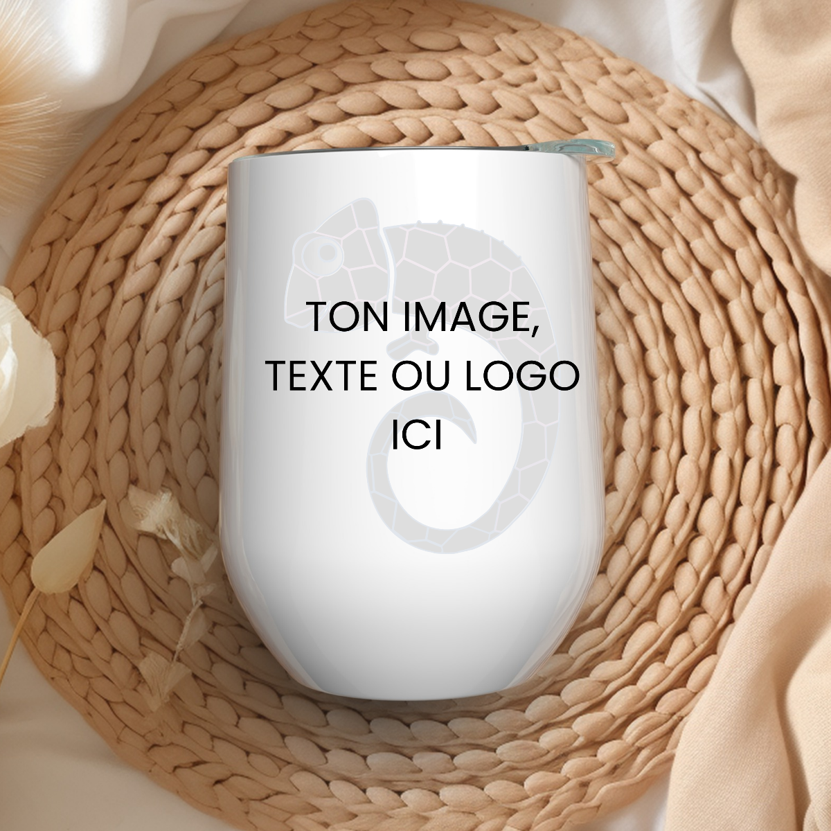 12oz Insulated Wine Glass | Will you be my godmother for life?