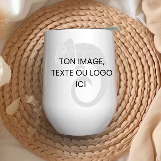 12oz Insulated Wine Glass | Will you be my godmother for life?