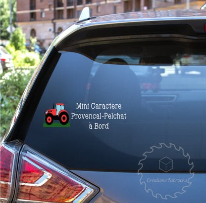 🚗 Décalque de voiture – Votre image ou logo ici