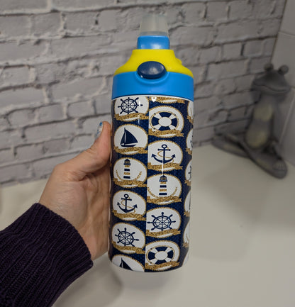 Tumbler Fliptop pour enfants 12oz | Mini Matelot