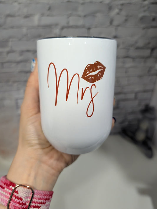12oz Insulated Wine Glass | Take a Sip and Relax