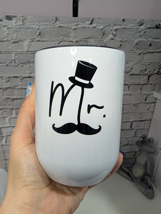 12oz Insulated Wine Glass | Take a Sip and Relax
