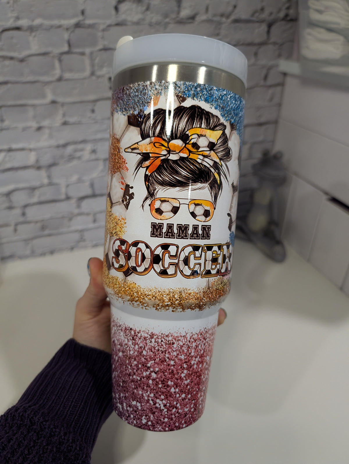 Tumbler isothermique 40oz – Maman Soccer