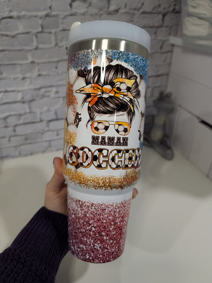 Tumbler isothermique 40oz – Maman Soccer