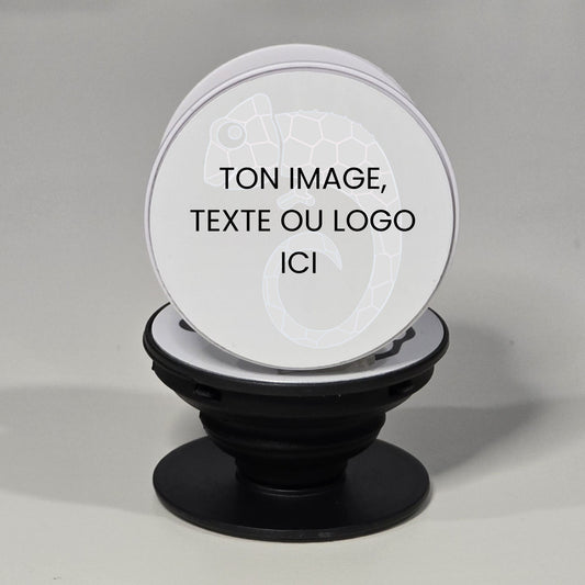Poignée de téléphone / Support rétractable – Personnalisé avec votre visuel