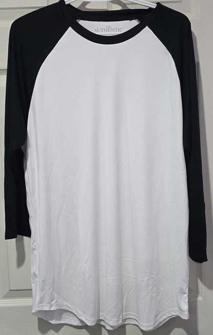 Chandail Raglan 100% Polyester pour Sublimation – Marques Cricut & ATC (XS au 3XL) ⚾✨