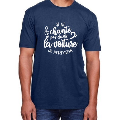 “I don’t sing, I perform” sweater