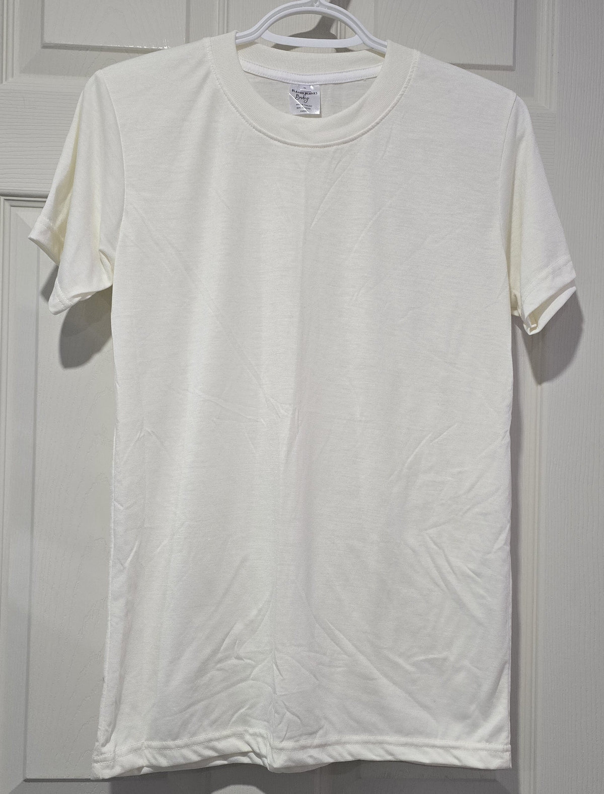 T-Shirt 100% Polyester pour Sublimation – S au 2XL (Gris ou Crème) 👕✨
