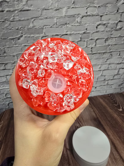 Verre Can Glass Snow Globe 16 oz – Modèle "Boo!" (Effet Coulées de Sang) 👻🩸