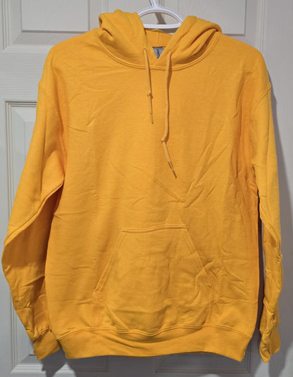 Chandail à capuche (Hoodie) unisex Gildan vierge (S à 2XL – 7 couleurs) – DTF & Vinyle thermocollant (HTV)