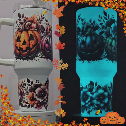Tumbler isothermique 40oz – Citrouilles Halloween 🎃✨
